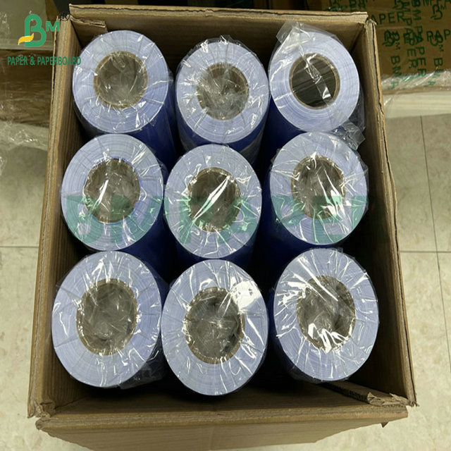 20Lb 24" x 150feet Uncoated Single Purplish Blue Digital Paper For CAD Drawing Printing
