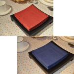 ODM 10Ct Gold Foil Napkin , 40cm Premium Holiday Paper Napkins