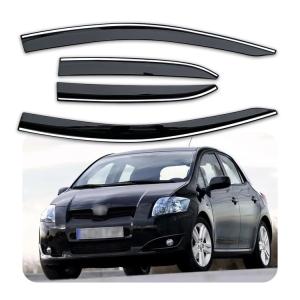 China 4/Pcs PMMA Window Vent Shades 3m Tape Smoke / Dark Smoke For Truck wholesale