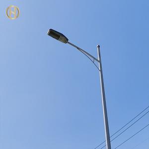 China Q345B Q235B Steel 12M Double Arm Street Lamp Post wholesale
