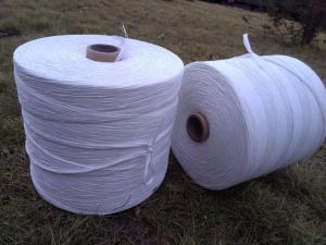 China White Colored Added Caco3 PP Fibrillated Yarn 5% Hot Shrinkage Rate Free Sample wholesale