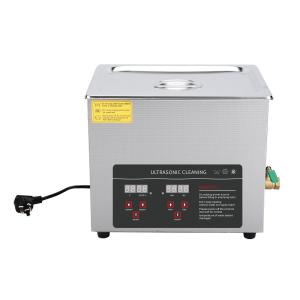 China Powerful Ultrasonic Parts Washer Digital Heated Timer Tank Capacity 10L wholesale