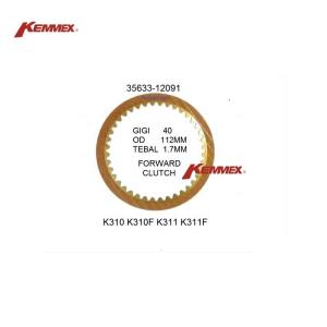 China SMALLER K310 K311 CVT AUTOMATIC TRANSMISSION FRICTION PLATE FORWARD 35633-12091 OD 112MM wholesale