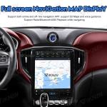 12.1 Inch Carplay Aftermarket Radio GBL Maserati Head Unit 2014 2015 2016 IPS