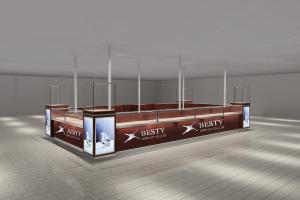 China Middle End Jewellery Showroom Designing and Manufacturing wholesale