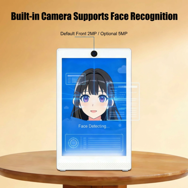 L-Type Desktop Digital Display with Face Recognition, Multi-Touch Capacitive Screen and Full HD Resolution