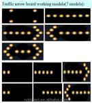 NBAB-15VIP LED Arrow Boards with 30 Meters Control Distance and in Amber