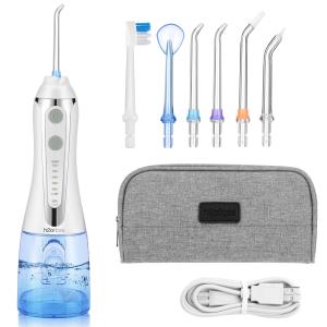 China Electric Cordless Rechargeable Ultrasonic Water Flosser IPX7 For Travel wholesale