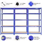 Steel Boltless Storage Rack Display Storage Equipment 5 Tier Steel Warehouse
