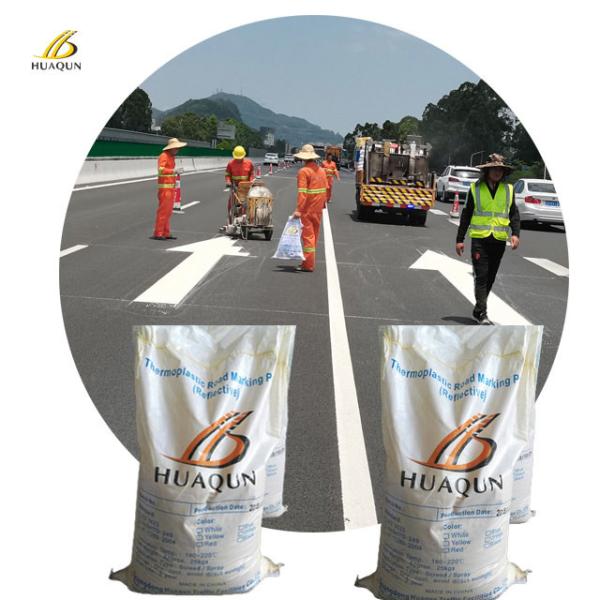 Yellow And White Powder Coating Hot Melt Road Line Paint Reflective Road Marking