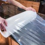 Medium Adhesive Water Based Acrylic PE Adhesive Protective Film For Countertops
