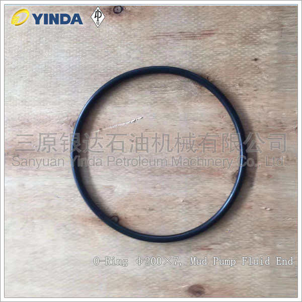 O-Ring φ200×7 Mud Pump Fluid End 530301012000070007 With Wear Resistance