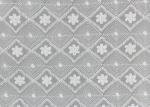 White Embroidered Floral Lace Fabric Milk Silk Nylon Mesh Fabric For Wedding