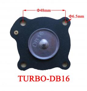 China Electromagnetic Pulse Valve Diaphragm Custom Size Model TURBO-DB16 75M 1.5 Inch wholesale
