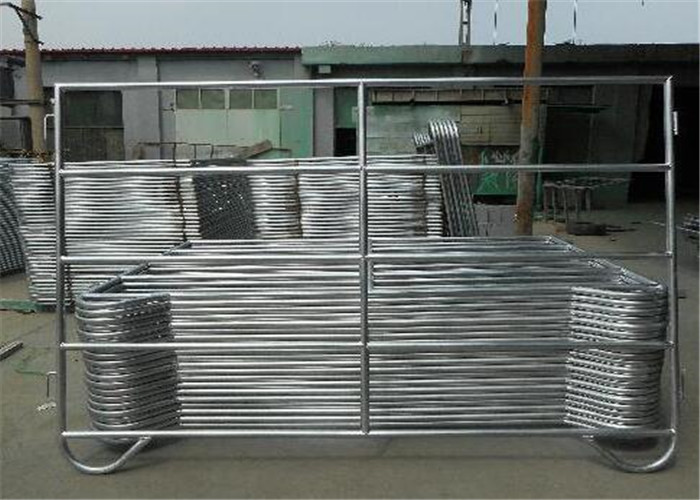 Precision Livestock Metal Fence Panels Farm Guard Field Fence 5 Rail Style