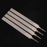 4" 100mm High Carbon Steel Flat Files Without Handle T8 T12 Round Section Shape