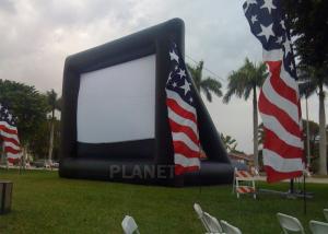 China Advertising Inflatable Outdoor Movie Screen , Inflatable Projector Screen on sale