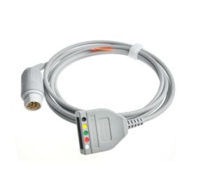 China Siemens 5 Lead ECG Trunk Cable 10 Pin 2.7M Cable Length Medical Grade TPU Jacket wholesale