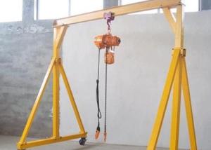 China Turbo Lift Pendent Button Control 2.5 Ton Portable Gantry Crane wholesale