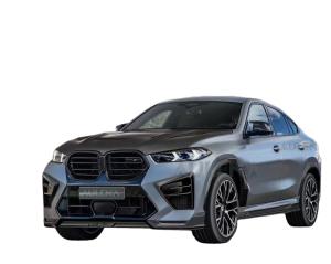 China SUV Bmw X6 Body Kit Carbon Fiber X6M Front Bumper Lip Splitter Spoiler Side wholesale