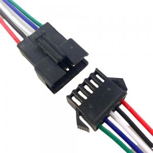China Black Color Wire Cable Assemblies 2.5mm Pitch Jst SM Alternatives 250mm Length wholesale