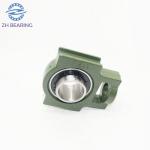 Green Pillow Ball Bearing UCT206 With Flange Mount Stainless Steel Long Life