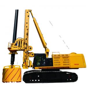 China Super large Depth 130m 4000mm Dia Hydraulic Rotary Drilling Rig mounted on original CAT chassis for construction work wholesale