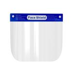 Transparent Chemical Splash Face Shield Droplets Prevention 330×220mm Size