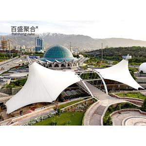 China PTFE Architectural Fabric Tent Shade Shed Tensile Membrane Structure For Landscape wholesale