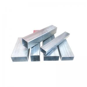 China Galvanized Steel Pipe Zinc Coated Square Section Pipe For Construction Low Price on sale