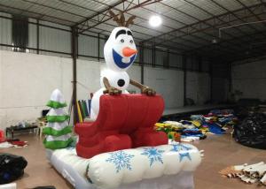 China Outdoor Blow Up Christmas Decorations , Commercial Activities Merry Christmas Inflatable wholesale
