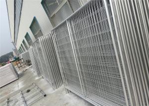 China Custom Chain Link Fence Panels , Galvanized Temporary Fencing Anti Aging wholesale