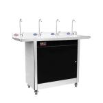 304 Stainless Steel POU Hot Cold Water Dispenser Freestanding Compressor Cooling