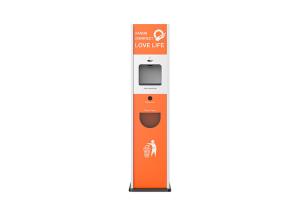 China Refillable 1200ml Portable Hand Sanitizer Stand Wall Mounted wholesale