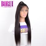 Ponytail Swiss 360 Lace Frontal Wig Peuviarn Virgin Straight Wave Double Drawn