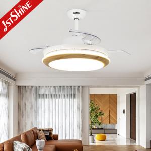 China 3 Retractable Blades 3 Light Color Changing Ceiling Fan For Living Bedroom Restaurant on sale