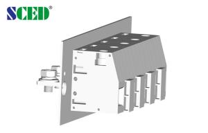 China Copper Through Panel Terminal Blocks PA66 UL94 V0 Steel Tin Plated wholesale