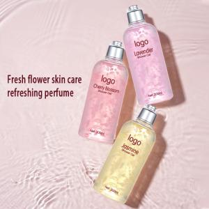 China 300ml OEM Skin Care Products Petal Perfume Cleansing Moisturizing Shower Gel wholesale