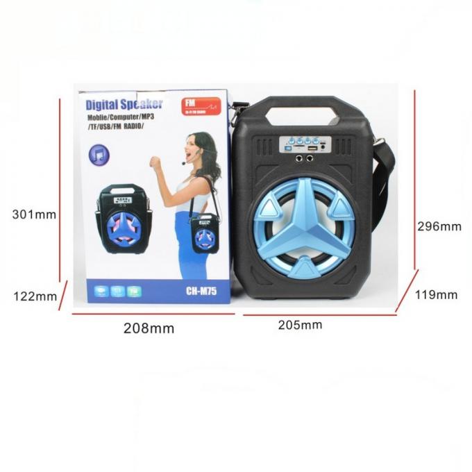 CH-M75 barrel microphone Bluetooth speaker  With a microphone with a loudspeaker function