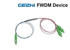 China 3 Port FWDM Filter CWDM Mux Demux Pass 1490nm Reflect 1310 / 1550nm wholesale