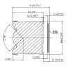 Buy cheap 1/3.2" 3.3mm F2.0 14MP Megapixel M9x0.25 mount low distortion mini camera lens from wholesalers