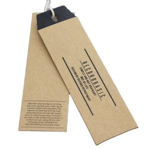 China Luxurious Foil Stamping Spot UV Personalized Hang Tag Pantone Color wholesale