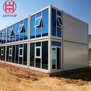 China Zontop Modern Flat Pack Portable Living 40ft Luxury China Prefab Homes 3 Bedroom Prefab Home wholesale