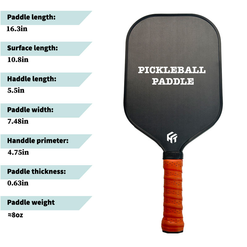 USAPA Approved Thermoformed Edge Sealed Pickleball Paddle with T700 PP Honeycomb Core