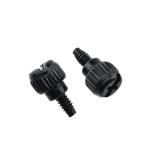 6-32 Black Zinc Custom Metal Thumb Screws for Fastening and Decoration in