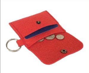 China high quality reasonable price promotional felt purse factory wholesale