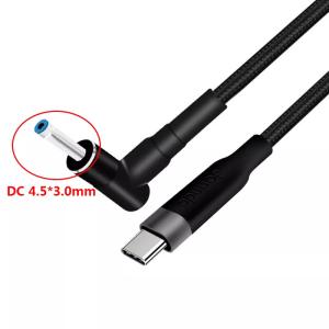 China 100W DC 4.5x3.0mm USB Type C PD DC 4530 Male Converter For Hp Notebook Charge wholesale