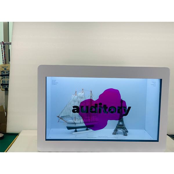 27in Transparent Lcd Showcase Digital Signage Advertising Display