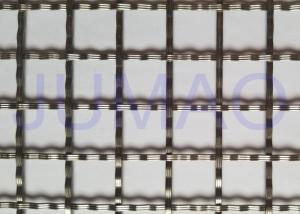 China Storage Cabinet Screen Mesh , Polished Brass Decorative Mesh For Cabinet Doors wholesale