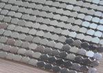 Stainless Steel Oilproof 7mm Metal Sequin Fabric Exterior And Interior